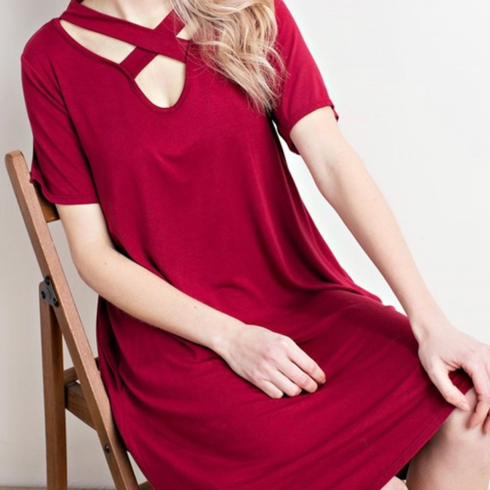 Bamboo criss-cross dress